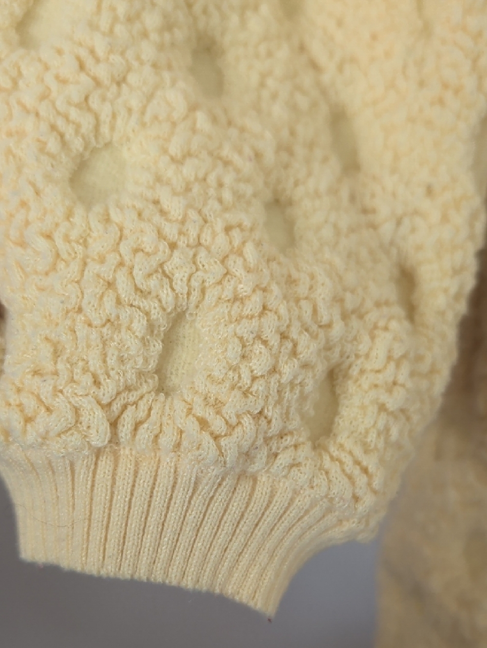 Cyrus Soft Textured Yellow Women’s Sweater - Picture 5 of 5